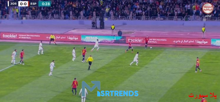 ملخص مباراة إسبانيا والأردن 3-1 يوتيوب